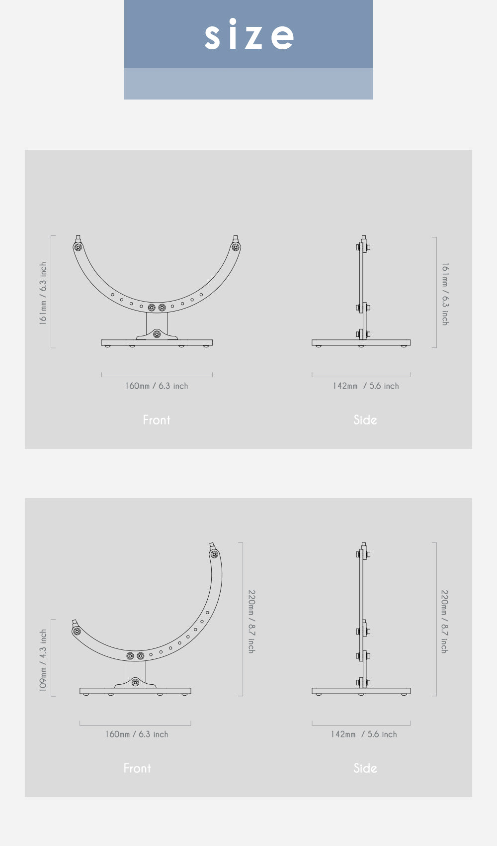 Archi Lite Series Stand for Hi-Metal R
