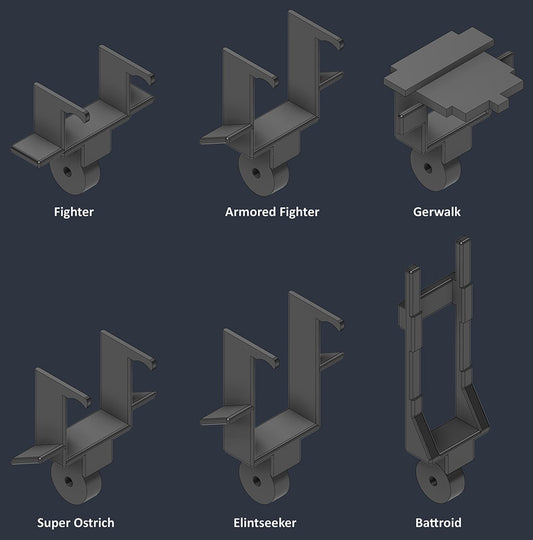 Archi Pro Stand Adapter 3D file link for 1/55 VF-1 Series